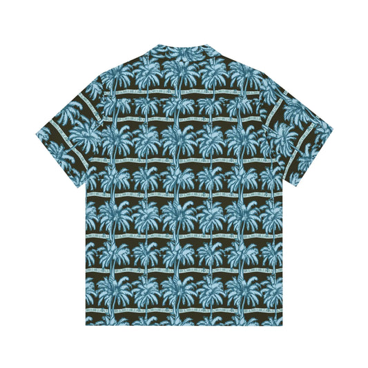 Men's Blue Palms Hawaiian Shirt