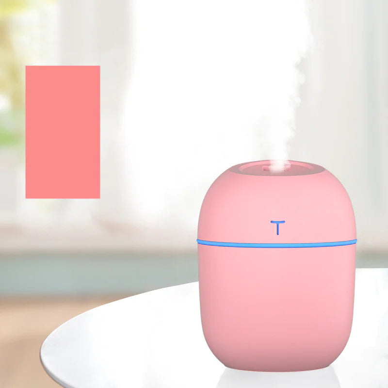 Household Silent Large Spray Colorful Water Drop Humidifier