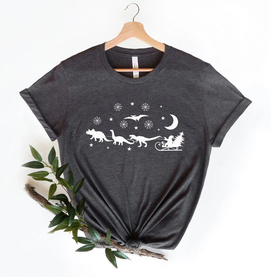 Christmas Dinosaur Shirt, Christmas Outfit