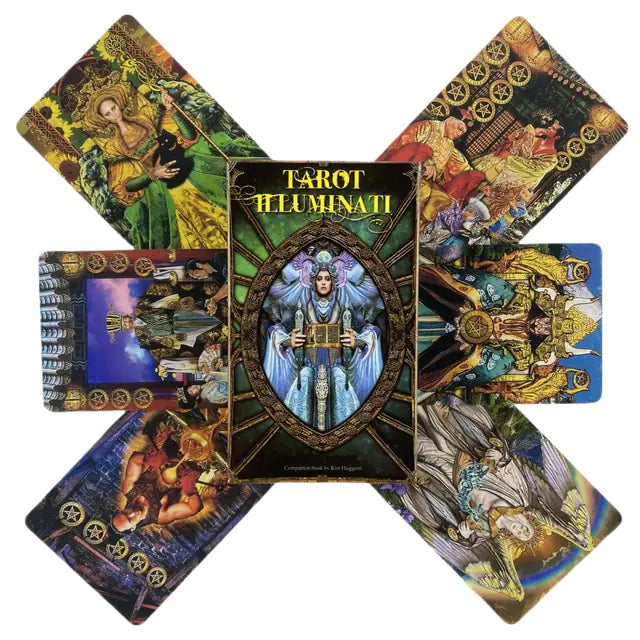 Ethereal Visions Illuminated Tarot Cards Deck Board Table Games For Party in Factory Price