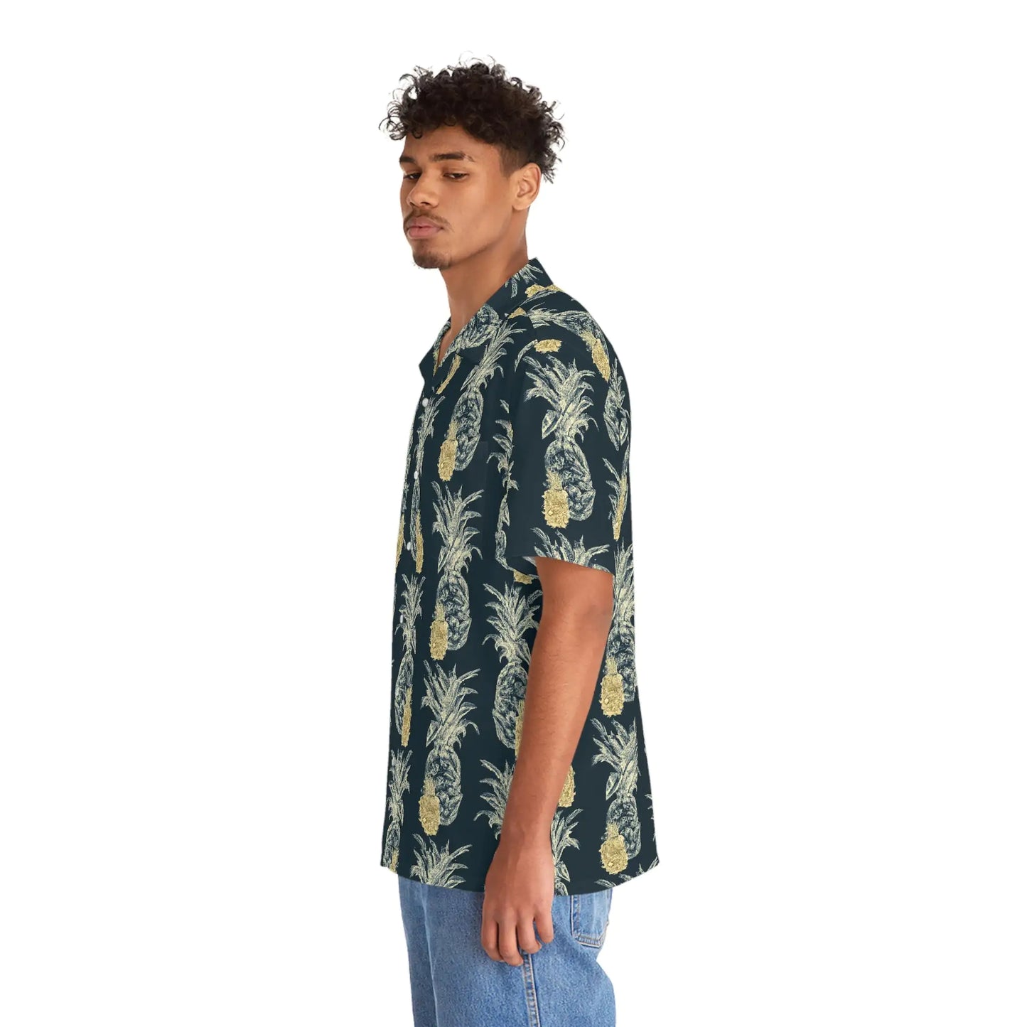 Men's Vintage Pineapple Hawaiian Shirt