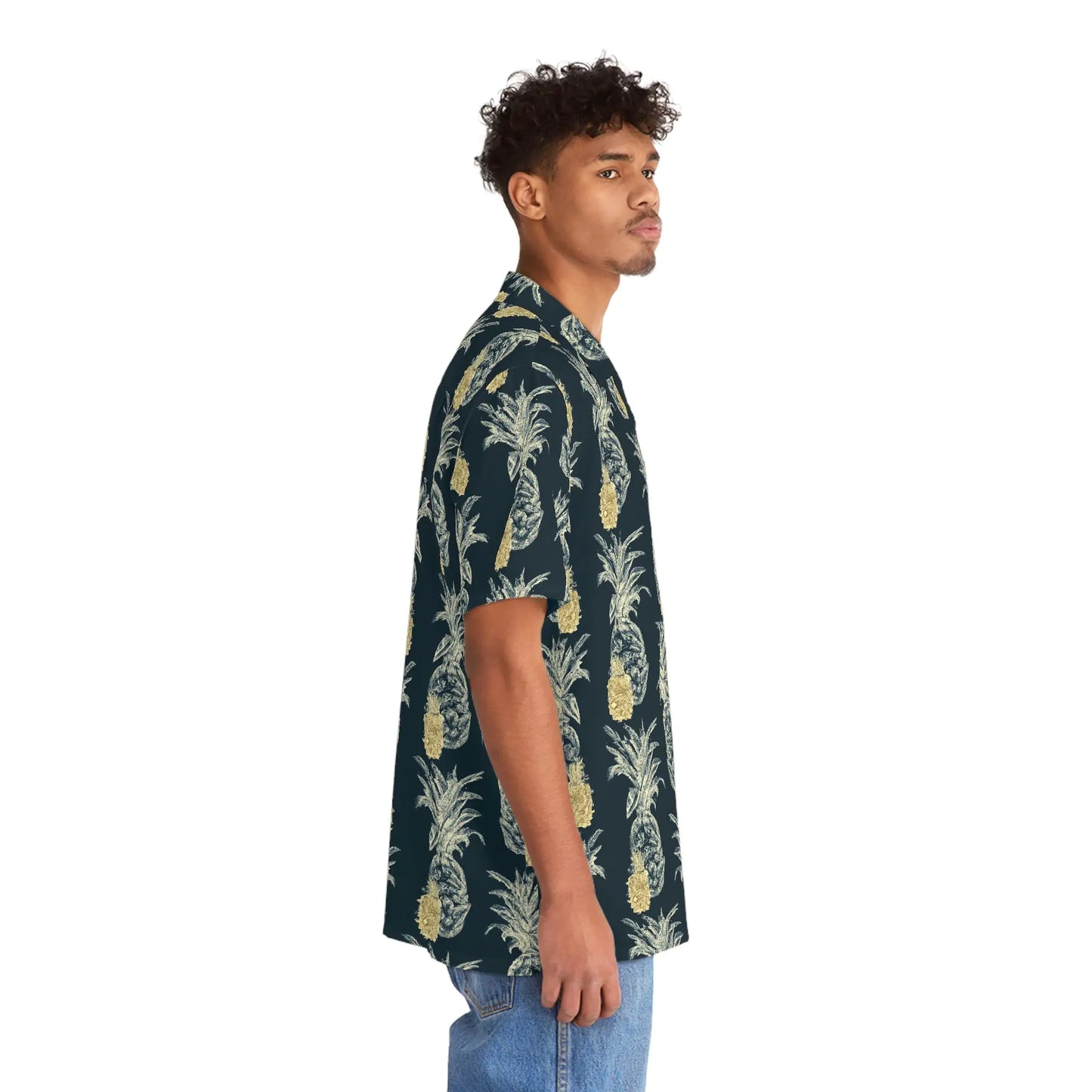 Men's Vintage Pineapple Hawaiian Shirt